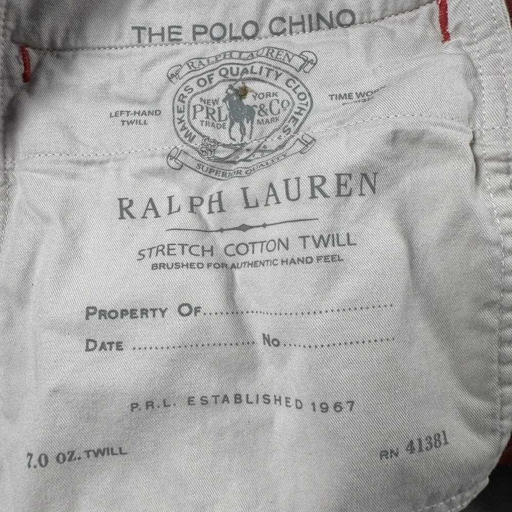 Polo Ralph Lauren Shorts Mens 32 Pink Stretch Classic Fit 9 Inch Chino Casual